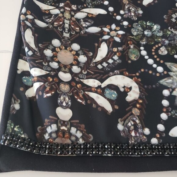 Ted Baker Esmira Crystal Embellished Jewel Print Tunic Dress Size 0 - Picture 12 of 12